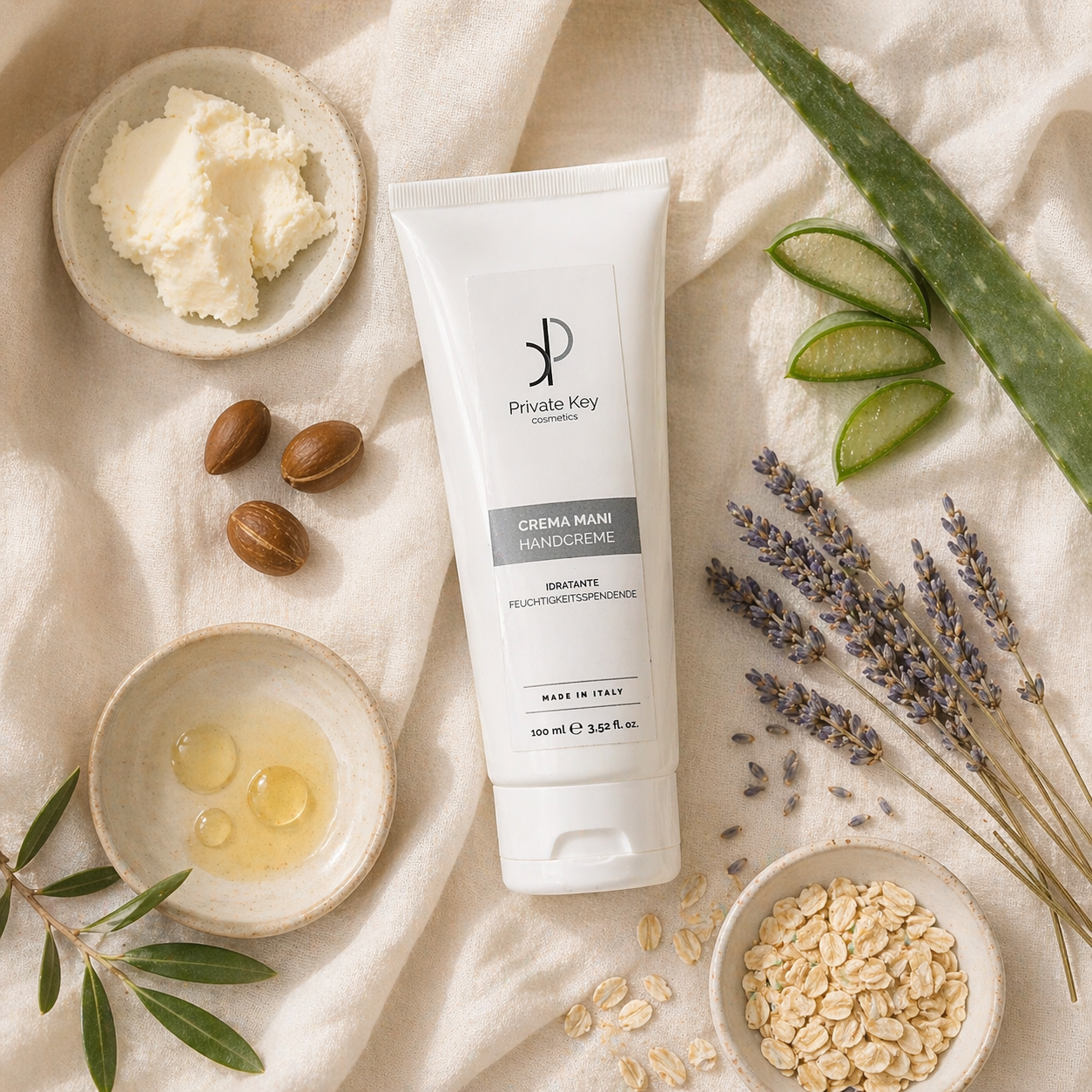 Feuchtigkeitsspendende Handcreme