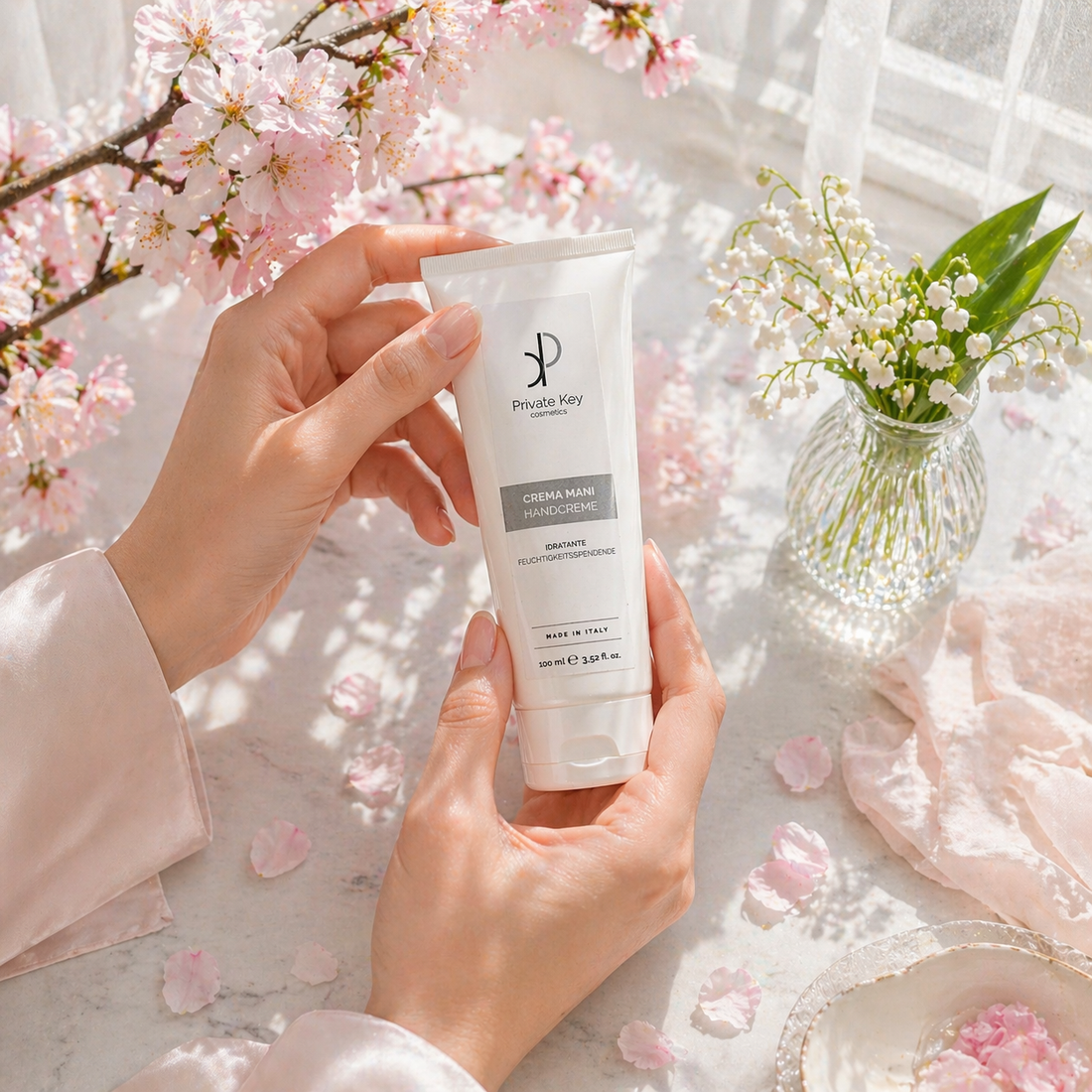 Anwendung der Handcreme