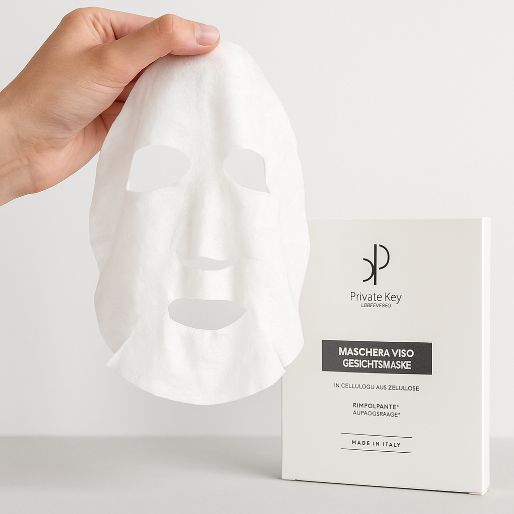 Gesichtsmasken set 5 Stück, premium Tuchmasken gegen trockene und müde Haut, Sofort-Effekt, aufpolsternde